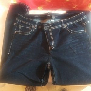 Lane Bryant Blue Skinny Jeans